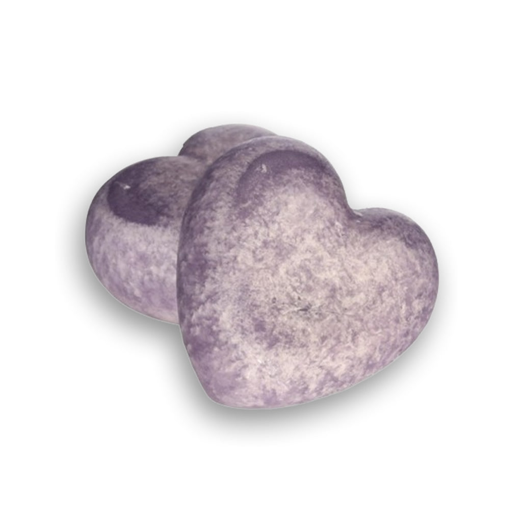 Amber geurblokje hart - Lavendel